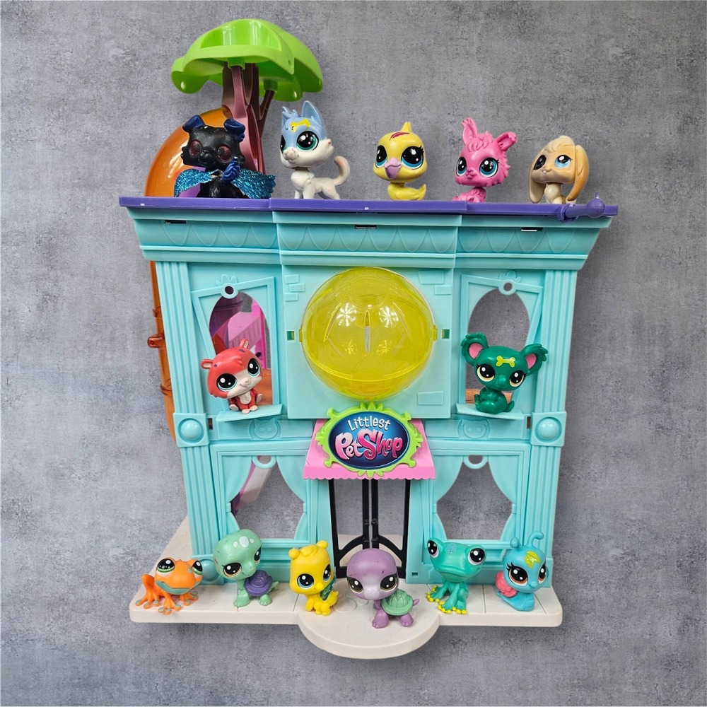 Littlest‎ Pet Shop Y2K Playset with 13 Figures LPS Toys Animals Dolls